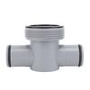 1.25 To 1.5 Inch T Joint Pool Hose Adapter PP Swimming Pool Hose T Connector for Filter Pump