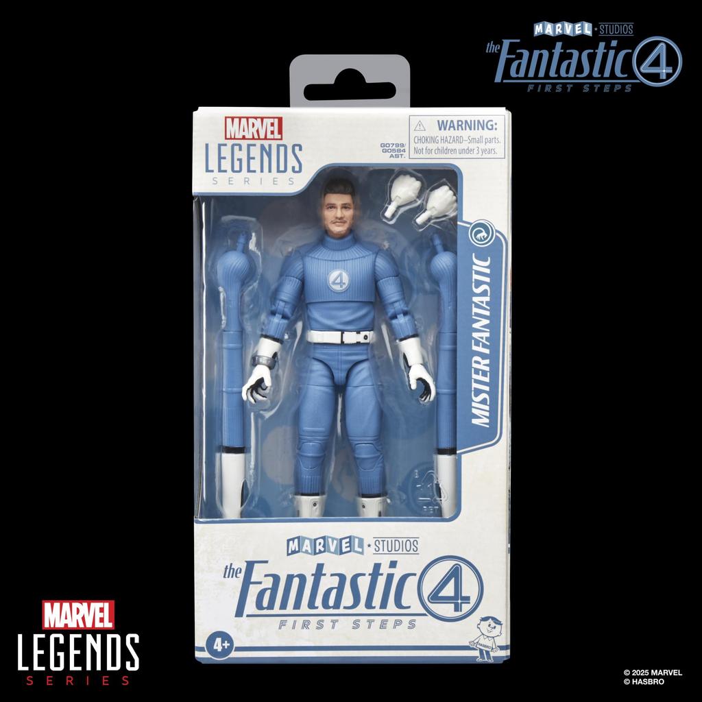 Hasbro MARVEL Marvel Legends Series Mister Reed Richards from The First Collectible 15 Cm Action Figure Toy G0799 Authentic Fantastic, "Fantastic 4
