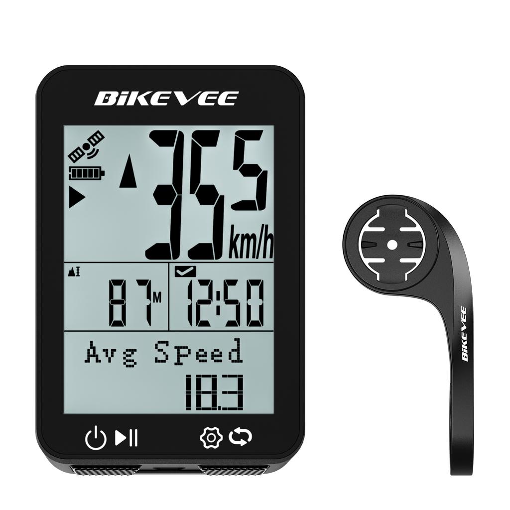 Neuester mehrsprachiger kabelloser GPS-Fahrradcomputer MPH KM/H Fahrrad-Tachometer Kilometerzähler Stoppuhr mit automatischer Start/Stopp-Funktion und Hintergrundbeleuchtung