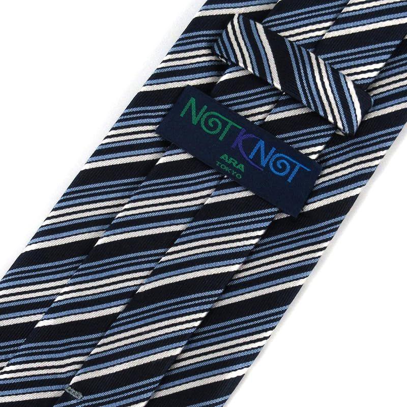Used [Knot Knot] Snap Tie 1806-01 Stripe Navy