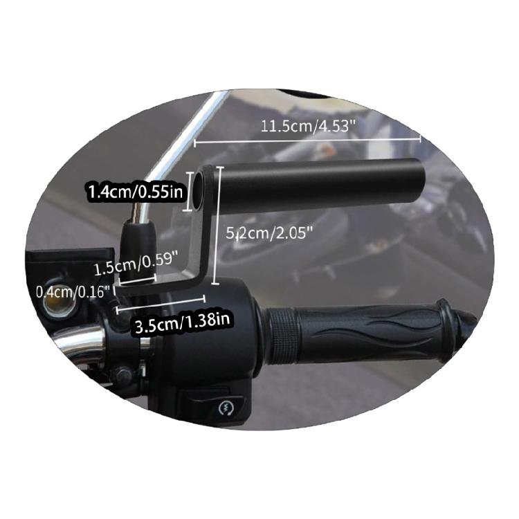 Universal Motorcycle Mirror Mount Rack Riser Extender Adapter CNC Aluminum Alloy