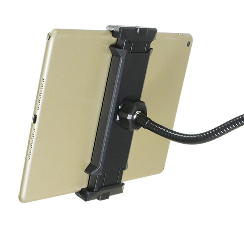 Adjustable Smartphone Tripod Mount Holder Stand Suitable for 4 to 12.9 Inch Tablets Phones 17mm Ball Head Screw Adapter