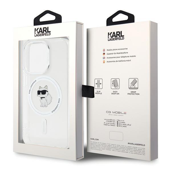 Karl Lagerfeld Klhmp15Lhfccnot Iphone 15Pro 6.1 Transparent Hardcase Iml Choupette Magsafe