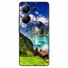 For Redmi Note 13 Pro 4G Case Global Silicon Fashion Space Wolf TPU Painted Coque Funda for Xiaomi Redmi Note 13Pro 4G Cover