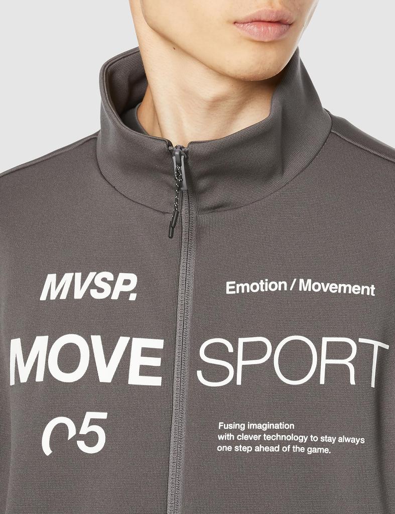 Sweatshirt Descente Half Gauge Full Zip Hoodie Stretch UV Protection Training Running GY L [Move Sports] S.F.TECH (UPF50+) (DMMWJF21)