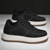8107 Men's Shoes Height Increasing Board White Retro Skateboarding Sports Thick Soled Sponge Versatile Casual Trendy