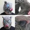 High-quality Halloween Demon Slayer Kimetsu No Yaiba Hashibira Inosuke Pig Cosplay Mask For Enthusiasts