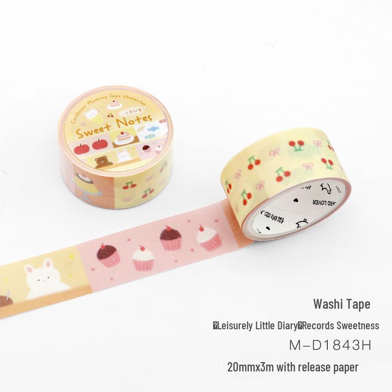 Xin's Lover Washi Tape - Little Diary Fresh Illustration Series