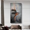 Wall Art Portrait Art Painting Wall Canvas Art Poster and Print Wall Art Beautiful Ballerina Picture for Living Room Home Decor