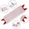 Replacement microfiber floor mop pad and mop head for washable floor wiping kit