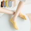10Pairs Thin Short Ankle Socks Non Slip Short Hosiery Fashion Invisible Boat Socks  Summer