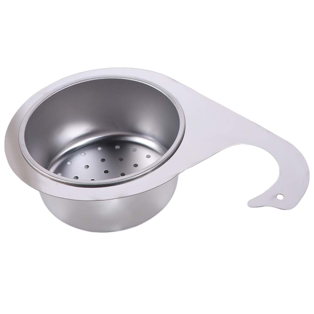 Dry Wet Separation Swan Shape Sink Drain Basket Stainless Steel Sink Drain Filter  Kitchen