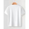 European Size Boys Summer Short Sleeved T Shirt with Letter Pattern Good Breathability and Strong Sweat Absorption Capacity