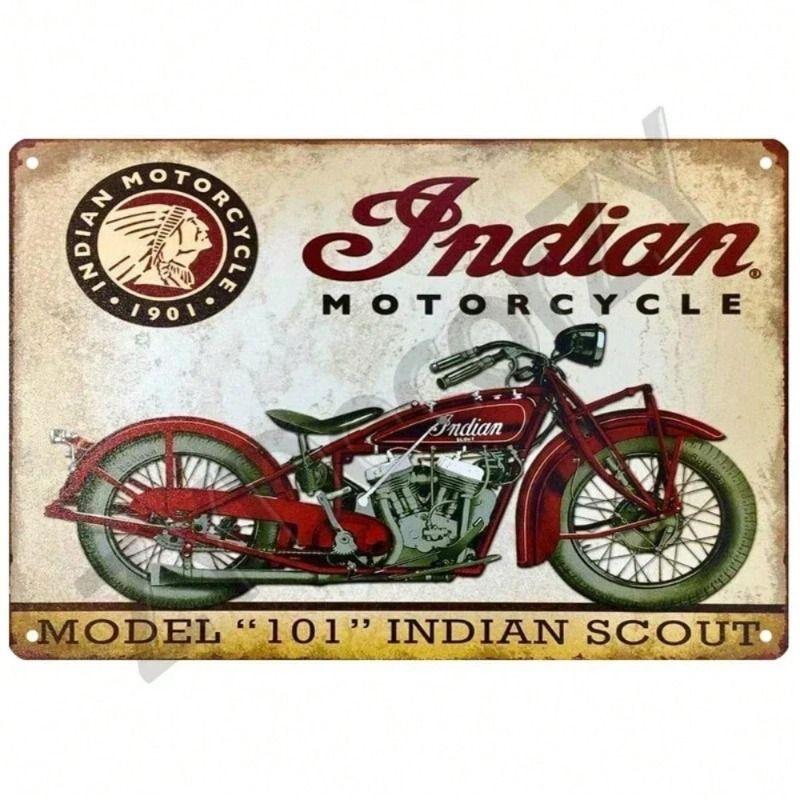 Vintage Metal Tin Sign Garage Pub Man Cave Wall Decor 8x12 inch