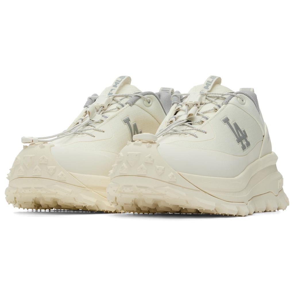 MLB Los Angeles Dodgers Fabric Height Increasing Low Top Chunky Sneakers Unisex White 3ASHB025N-07WHS