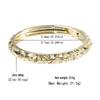 Retro Chinese Ethnic Style Enamel Bracelet with Floral Inlays and Artistic Open Design