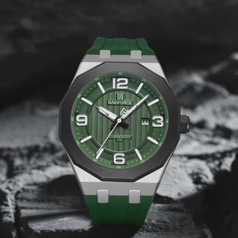Luxury Men's Business Watch Waterproof Sports Quartz Clock Silicone Strap Men Wristwatches
