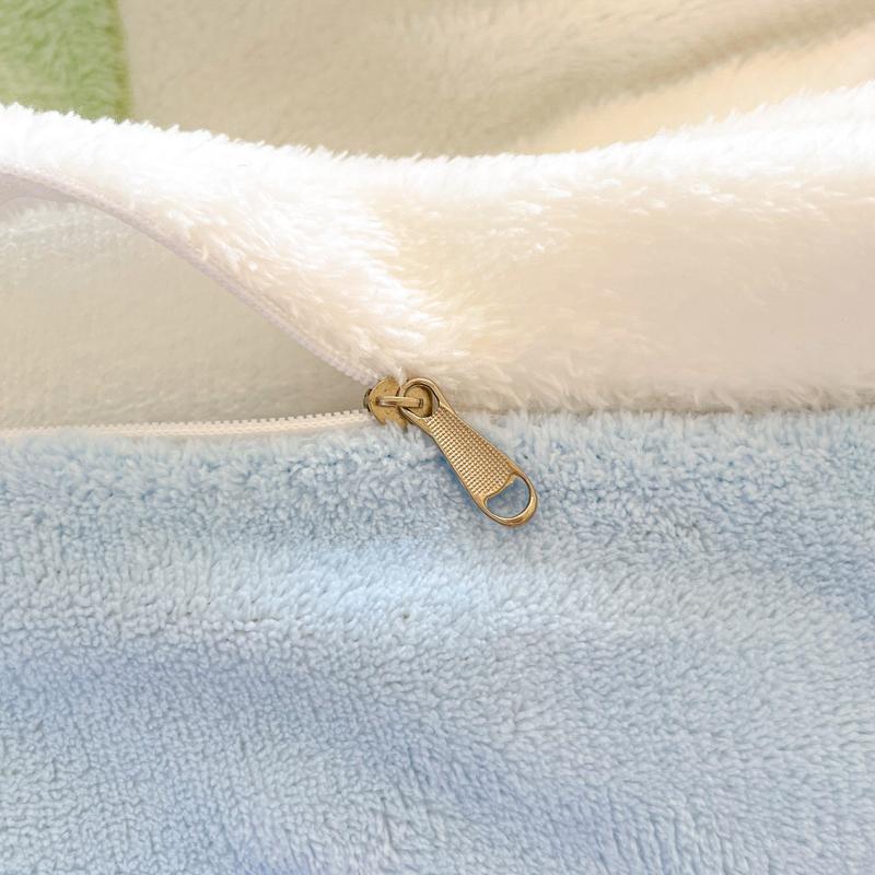 Winter Flannel Pink Heart Duvet Cover Animals Bear Soft Warm Keep Warm Bed Quilt Covers Milk Velvet Queen King Bed Home Textiles