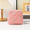 Heart Pattern Travel Makeup Bag With Breathable Cotton For Women And Men