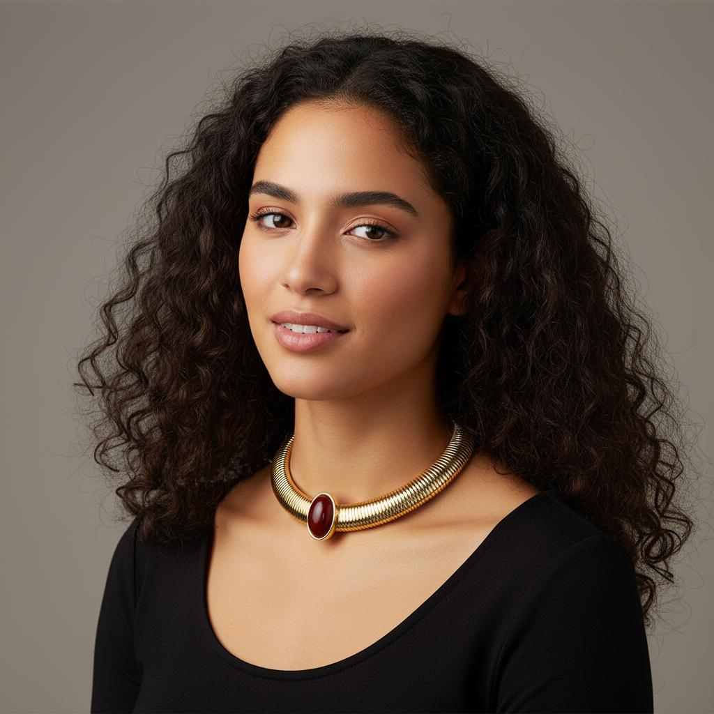 Metal Chain Chunky Choker Necklace Vintage Gold Snake Bone Chain Necklace Silver Color Personalized Exaggerated Collarbone Chain