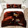 3pcs Master of Shadows Hedgehog Bedding Set - Includes 1 Quilt Cover and 2 Pillowcases, Comfortable Bedding with Stylish Design for Bedroom,