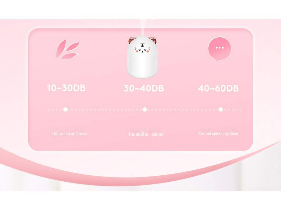 Portable Cute Pet USB Humidifier: Small, Silent Aromatherapy Atomizer for Home, Desk, or Car