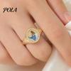 Exquisite Ring Finger Ring, Butterfly Heart Rabbit Pattern Band, Electroplated Technology for Lover Daily Wear Accessories Fine Workmanship