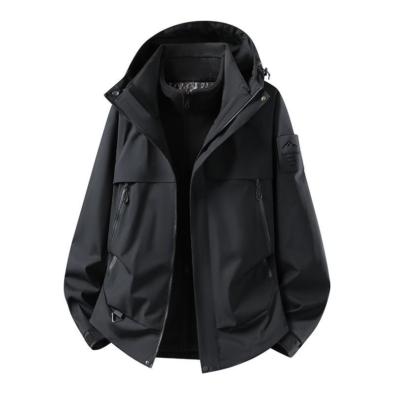 3-in-1 Outdoor Jacket Men Women Hiking Camping Climbing Windproof Waterproof Coat