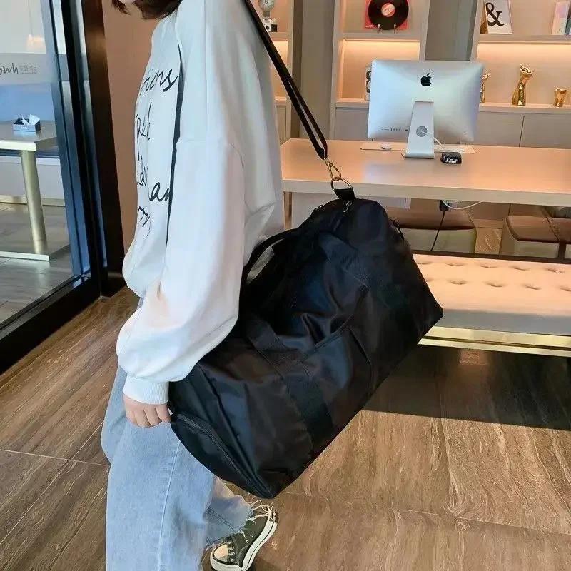 Travel Workout Fitness Sports Gym Bag Luggage With Wet Pocket Shoes Compartment Travel Yoga Sports Gym Duffel Bag For Men Women
