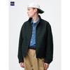 Uniqlo Gu Cozy Melton Stand Zip Up Jacket