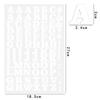 Adhesive Heat Transfer Vinyl Alphabets Symbols Pattern Ironing Sticker HTV Printing for Handmade Carfts Clothing T-Shirts Fabric