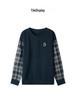 Women's Hoodless Sweatshirt: Stylish Long-Sleeved Top for Spring, Autumn & Winter 2023 - Large & Petite Sizes Available