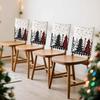 2/4/6pcs/set 45x55cm Christmas Tree Chair Cover Table Decoration Dining Seat Chair Covers Dining Room Bar Party Banquate
