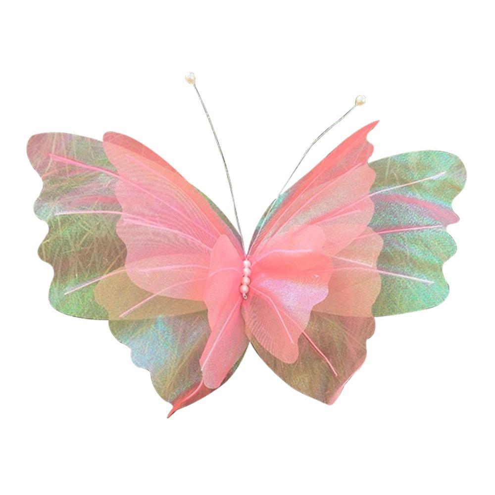 50cm Big 3D Butterfly Hollow Design Real Yarn Mesh Wedding Decoration Artificial Material Large Size Simulation Butterfly