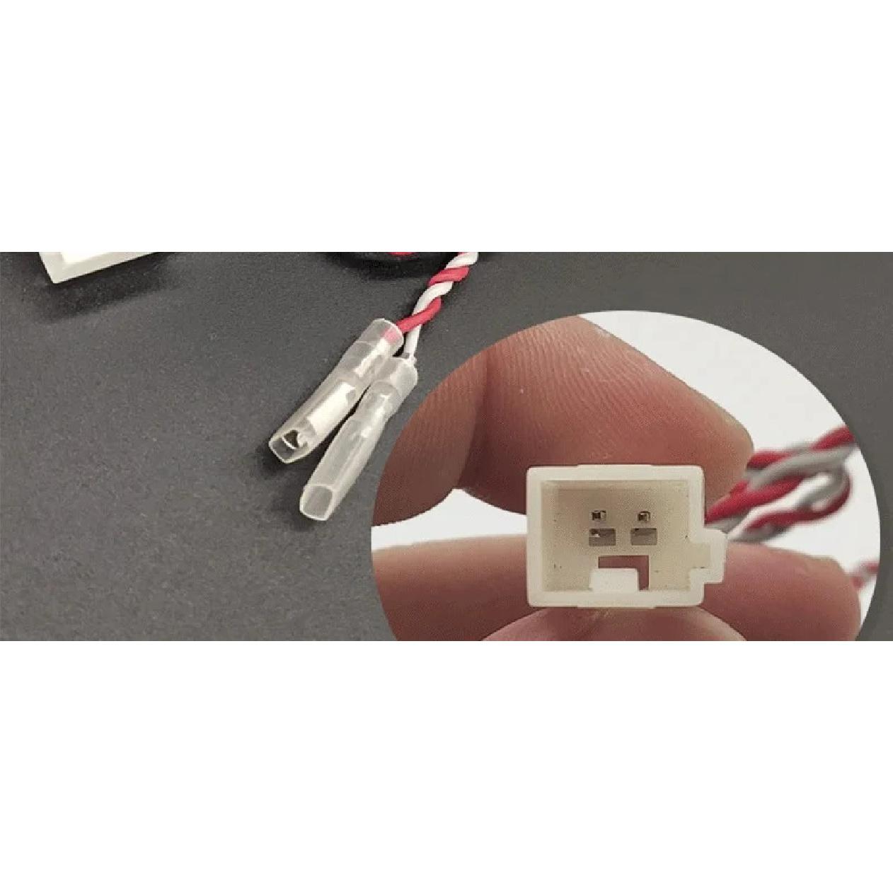 

2pcs Car Door Bass Stereo Speaker Horn Wire Cable Socket Adapter Plugs without damaged for Toyota 19 to pre 2pcs