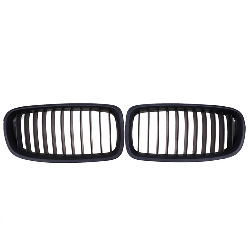 2Pcs Car Front Bumper Center Grilles Black Grills 51137263479 51137263480 for BMW 3-Series F31 Touring 2012 2013 2014 2015-2017