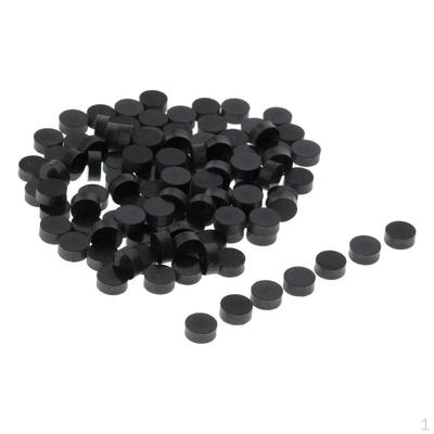 / 100 Pieces Black Guitar Fretboard Dots DIY Markers Musical Instrument Part