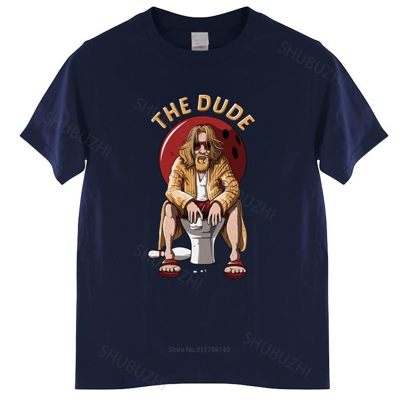 New Arrived Mens T Shirt Humorous The Big Lebowski The Dude T Shirt Summer Tee Regular Fit Movie Homme Black T-shirt Euro Size