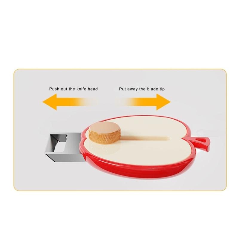 Miniature Pocket Sized Peeler Retractable Blade Rustproof Stainless Steel Peeling Tool with Keychain For Daily Use top sale