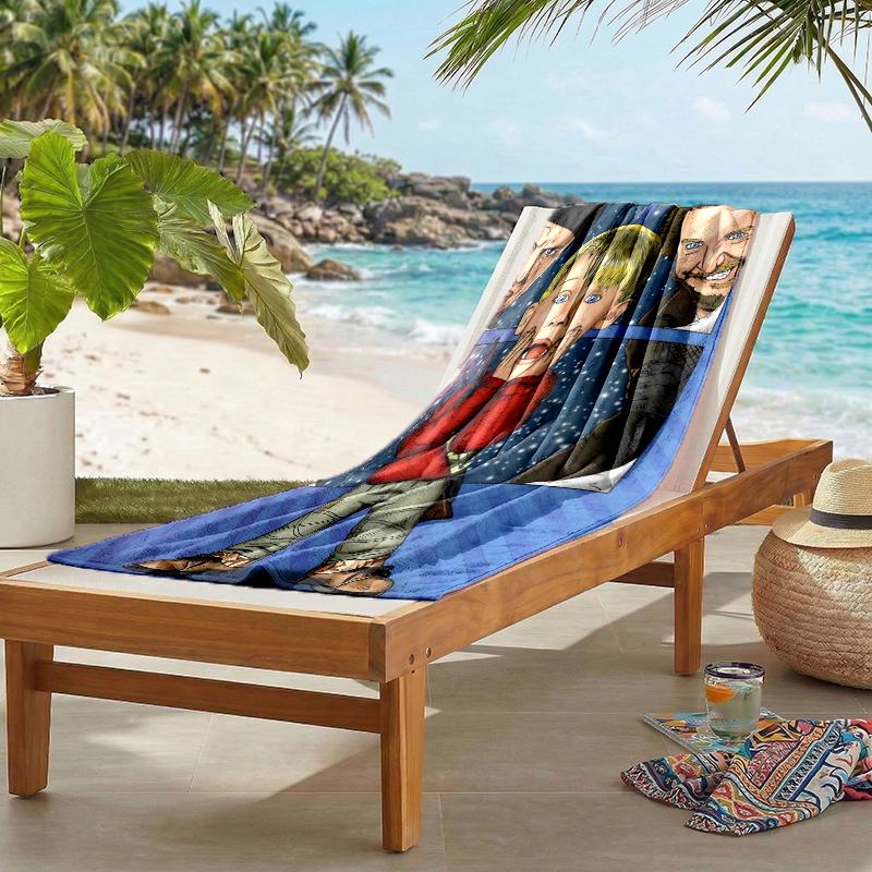 Home Alone Fashion Beach Towel: Ideal for Summer Adventures Soft, absorbent and quick drying suitable for swimming and bathing