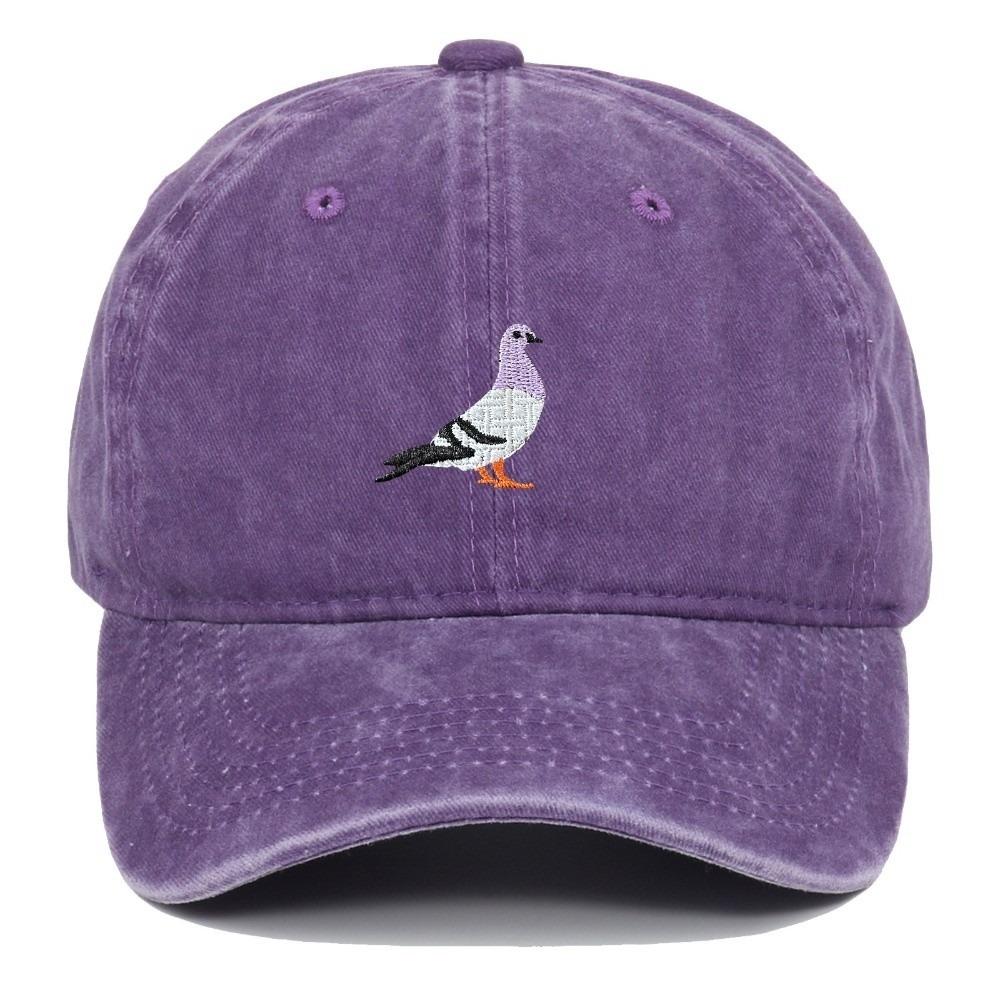 Your Department Home Duivenborduurpatroon Baseballpet Casual Buitensporten Verweerde Pet Vintage Verstelbare Baseballpetten Alle Seizoenen paars