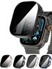 Screen Protector for Apple Watch Case Ultra 2 3 49mm Accessories Anti-Spy Tempered Glass PC Bumper Cover iWatch Series Ultra 3 2