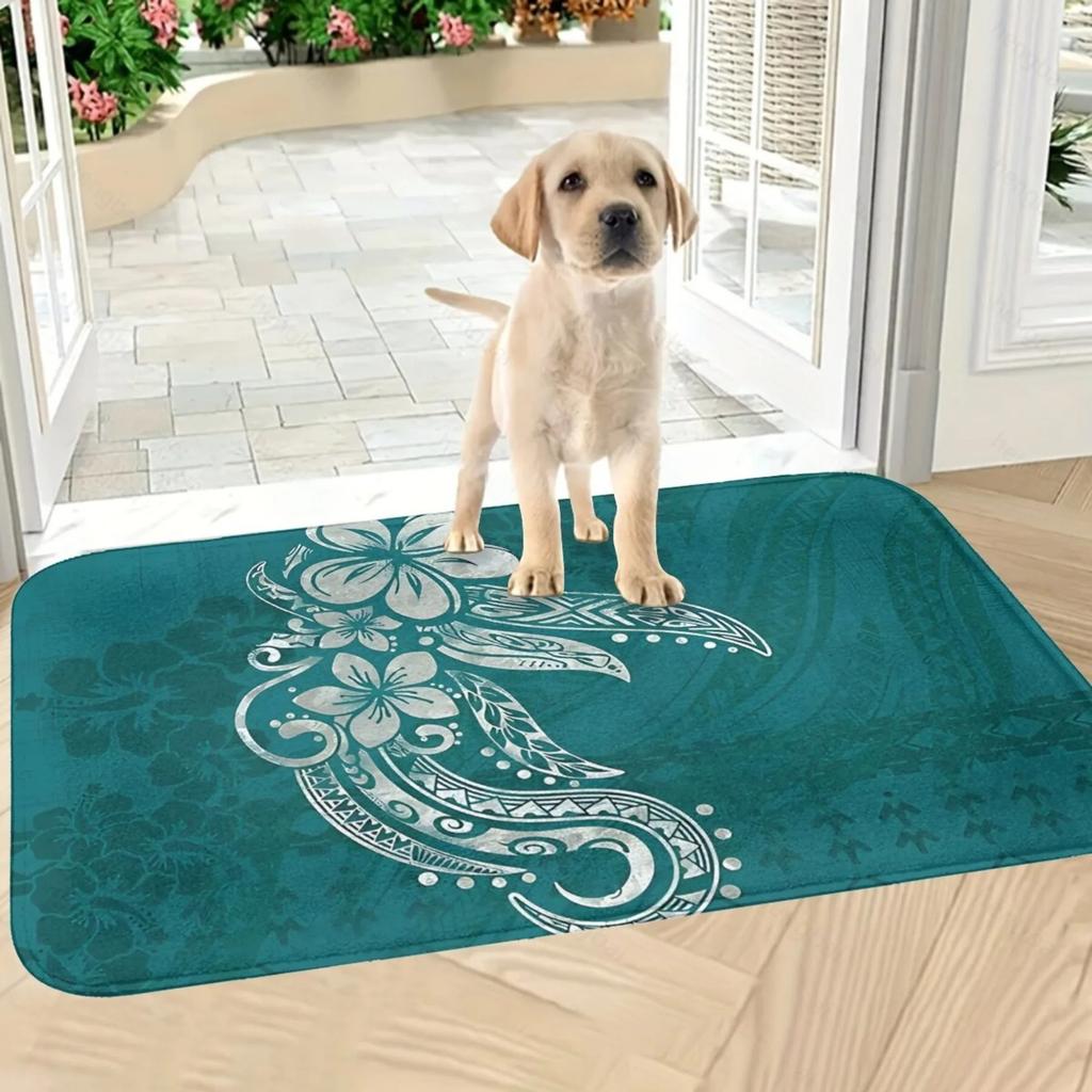 1PC Shiba Inu Kitchen Rug Non-Slip Door Mats Pop design Bathroom Rug Bath Mat Carpet for Home Sink Laundry Decor