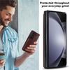 Credit Cards Slot Leather Phone Case For Samsung Galaxy Z Fold 7 Fold 6 5 Fold 4 3 Wallet Kickstand Shockproof Cover