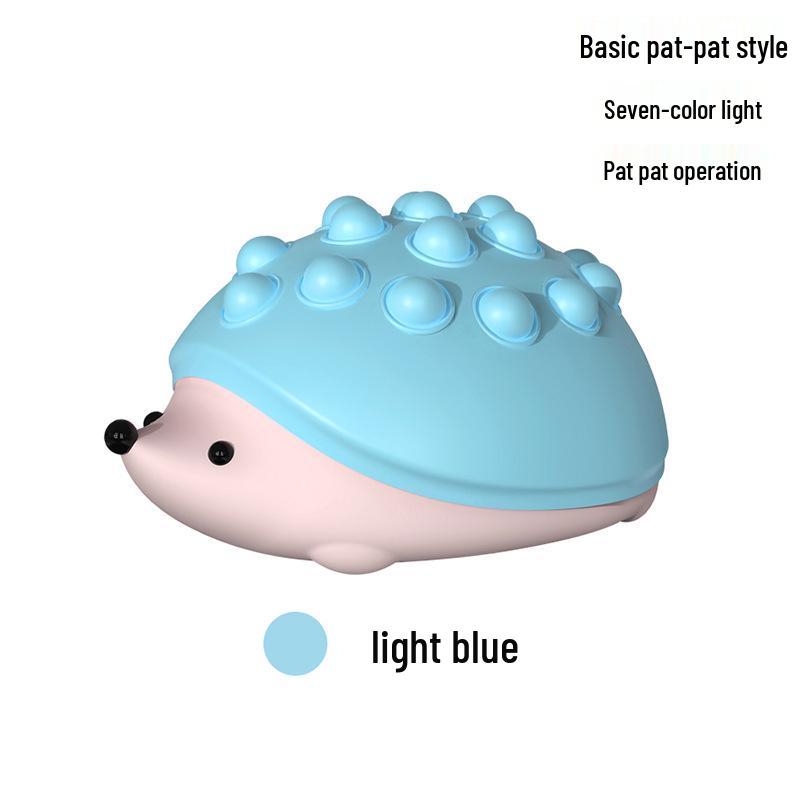 Little Hedgehog Rechargeable Color-Changing Silicone Night Light
