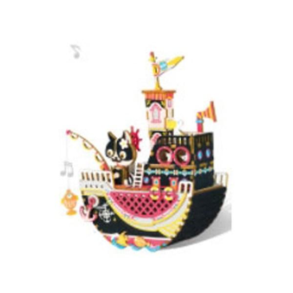 

La Poyu DIY Музыкальная музыкальная шкатулка Трехмерная головоломка Корея 3d головоломка