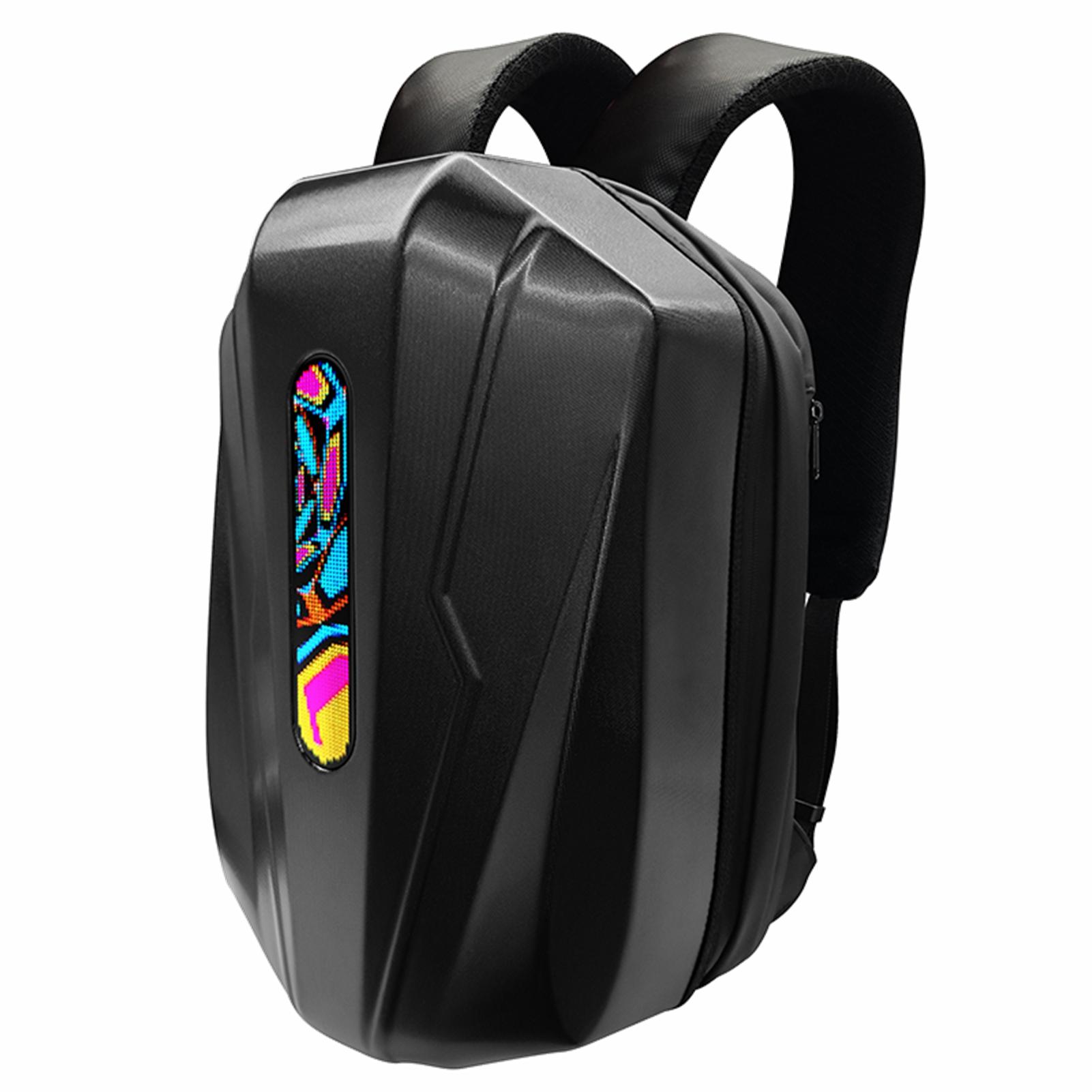 

Уличный светодиодный мотоциклетный рюкзак для езды, DIY анимация, повседневная сумка для шлема со светодиодным экраном