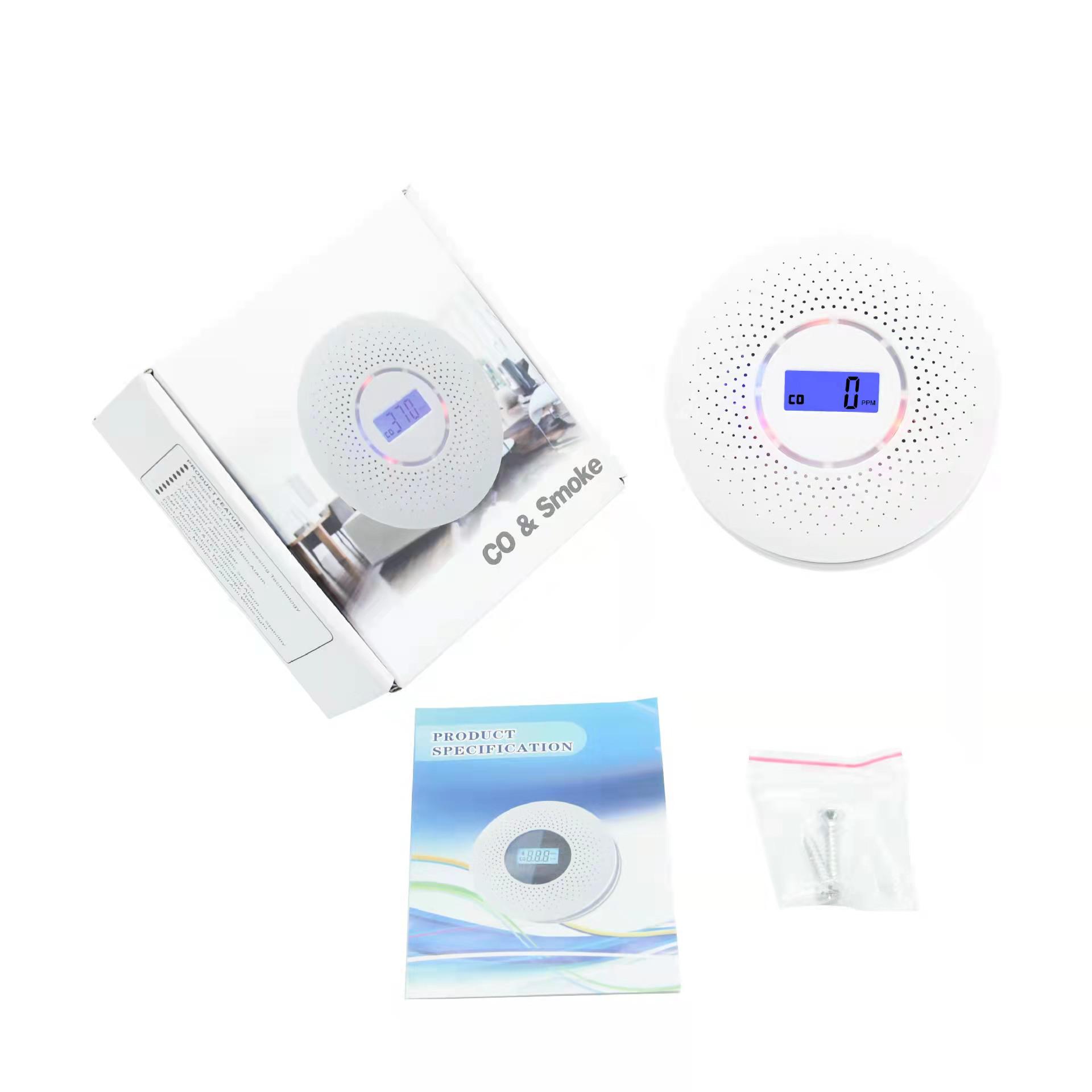 Dual Carbon Monoxide & Smoke Detector - 2-in-1 Safety Alarm