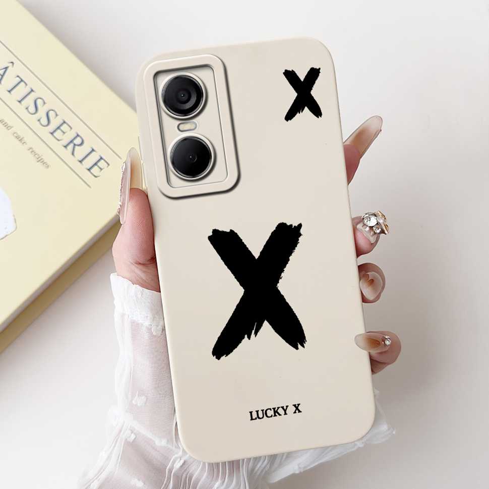 Luckly Letters Cover For Tecno Pop 6 Pro Case 2022 Silicone Soft TPU Phone Case For Tecno Pop6 Pop 6 Pro Bumper 6.6"