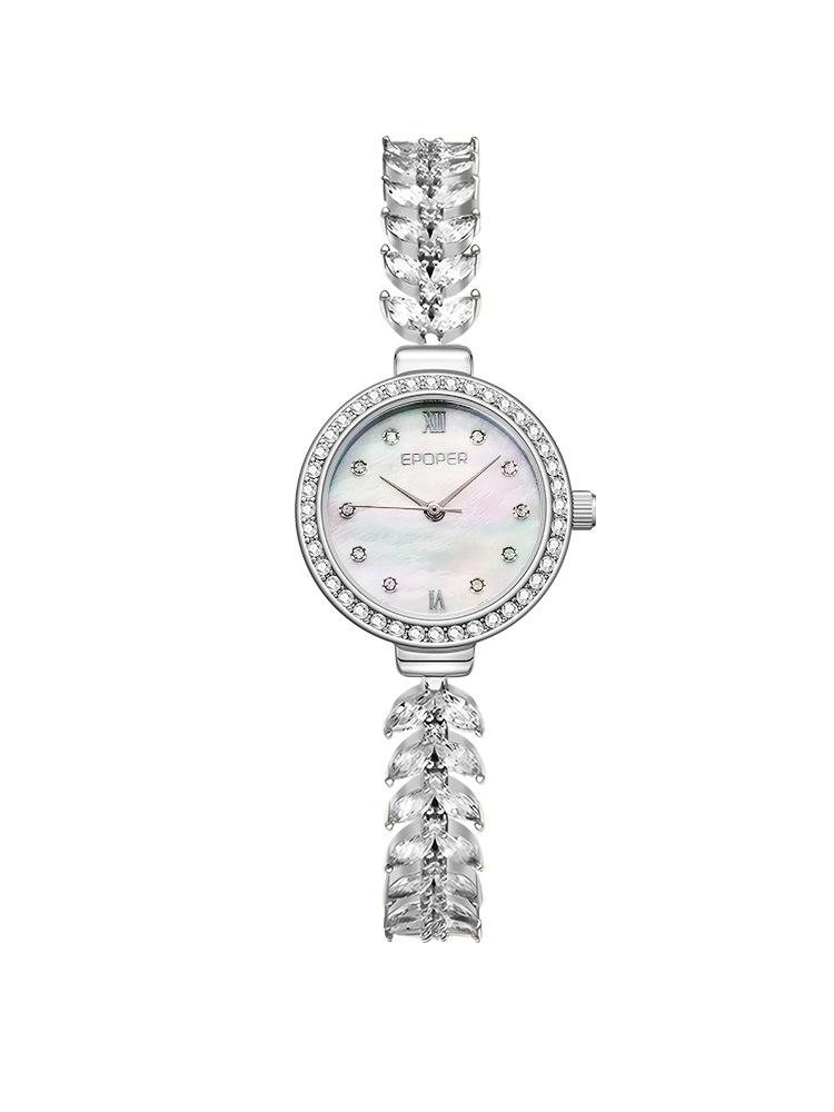 

Simple Light Luxury Fritillary Mermaid Exquisite Women s Watch High-end Waterproof Versatile Watch General срібний